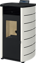 Poêle à pellets Europa blanc 6kw - Basic Line   