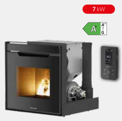 JOLLY MEC - SYNTHESIS60 - Insert à pellet mod. 60 avec tiroir pour chargement pe