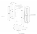 Porte push-pull pour COLONNA/1