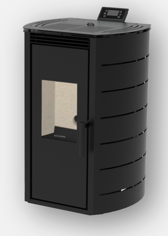 Poêle à pellets Sabine noir 8kw - Basic Line