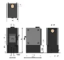  Leenders - Boxer Plus Mkll coprs noir 3630, réfractaires latérales 