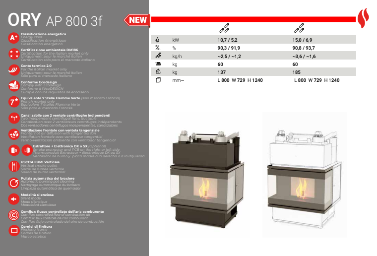 L'artistico - Ory AP 800 3F