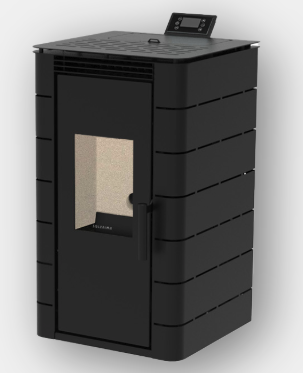 Poêle à pellets Himalaia noir 8kw - Basic Line 