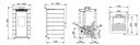 Poêle à pellets Himalaia noir 8kw - Basic Line 