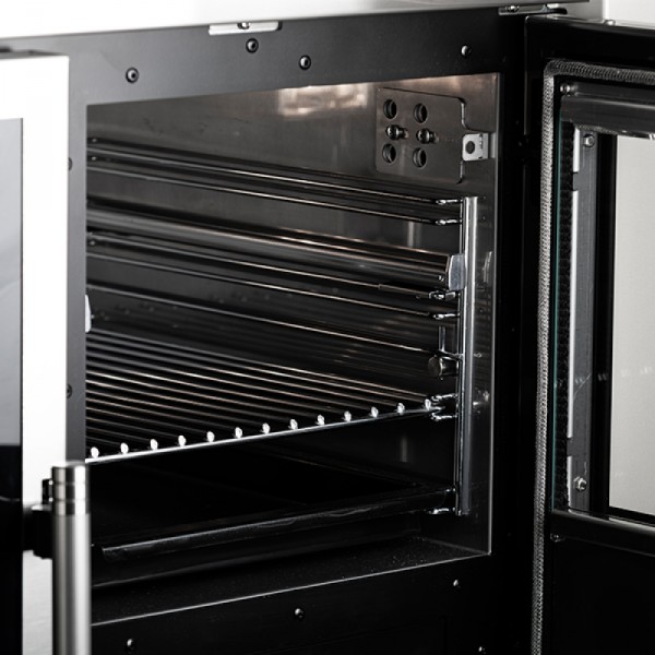 Rizzoli Cuisinière à bois avec four Serie S 90 noire