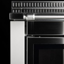 Rizzoli Cuisinière à bois avec four Serie S 90 noire
