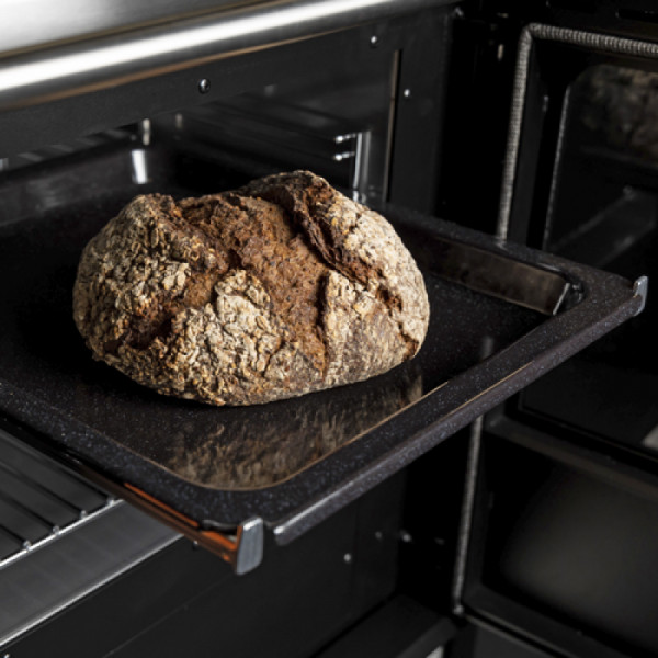 Rizzoli Cuisinière à bois avec four Serie N 94 country faïence bordeaux