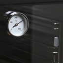 Rizzoli Cuisinière à bois avec four Serie N 94 country faïence bordeaux