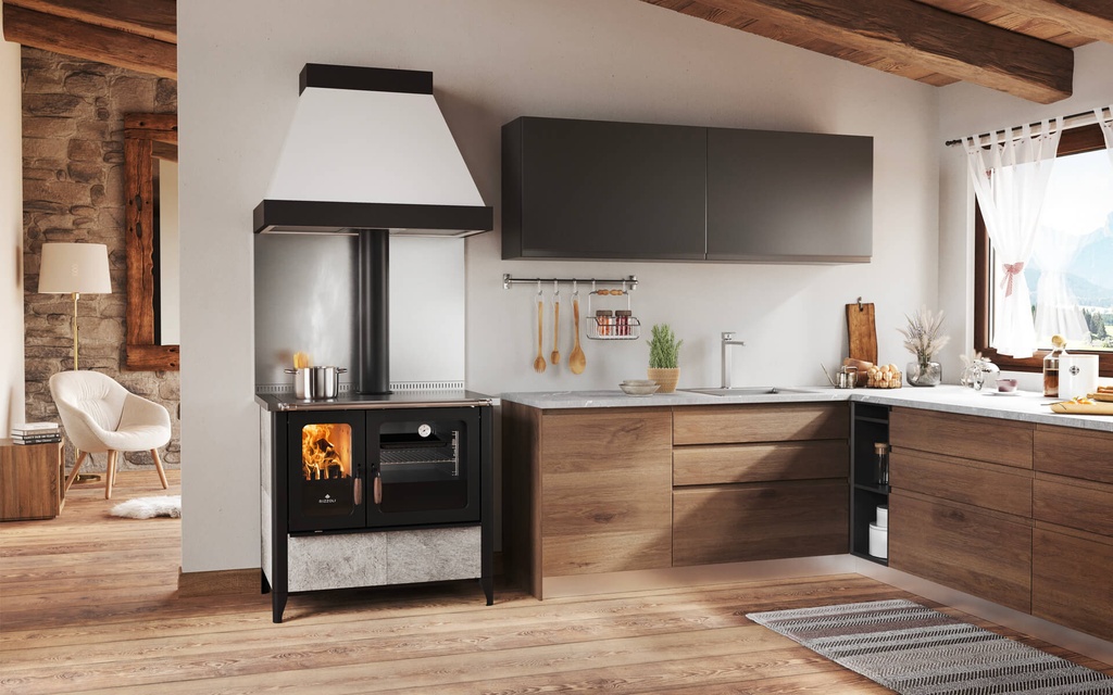 RIZZOLI Cuisinière à bois - N 94 pierre