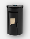 Poêle à pellets Himalaia noir 8kw - Basic Line 