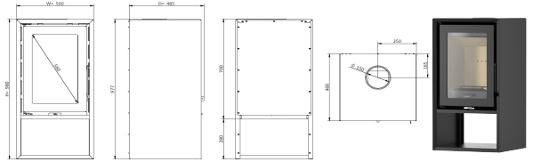 SOLZAIMA - Small Box Side Glass