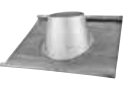 SOLIN TOIT PLAT INOX Ø80