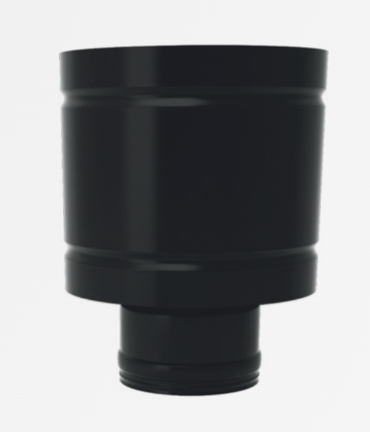 Trekkap DW 80mm inox zwart