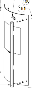 Extraflame buitenglas Doroty