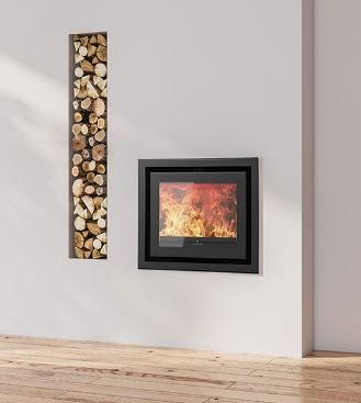 FOGO MONTANHA INSERT A BOIS - E609 noir