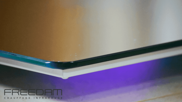 Freedam - Panneau Infrarouge Miroir 600 Watts 90x60x5,7cm (FREEDAM600M)