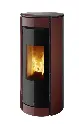JOLLY MEC - BOTERO 2  8KW UP 3 verre bordeaux - sortie fumées supérieur simple paroi