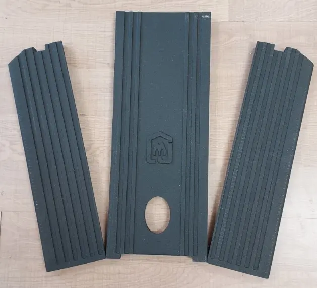 Jolly Mec - Set de 3 plaques de finition en fonte