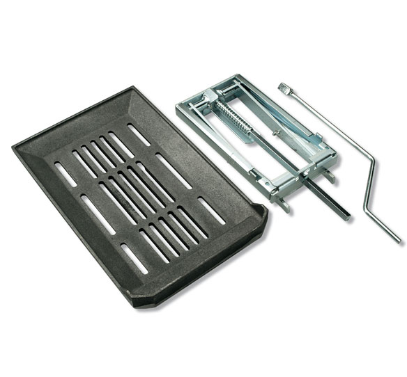 Kit plaque de cuisson en fonte polie la Nordica