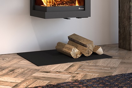 DIK GEURT - Plaque de sol acier 80x100 cm, anthracite foncé