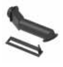  Jolly Mec - Kit de canalisation complet de raccords et volet de fermeture air frontale