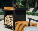 OFYR Mise en Place Table Black 65 PRO Bois de teck
