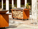 OFYR- Mise en Place Table Corten 135 PRO Céramique Gris Anthracite