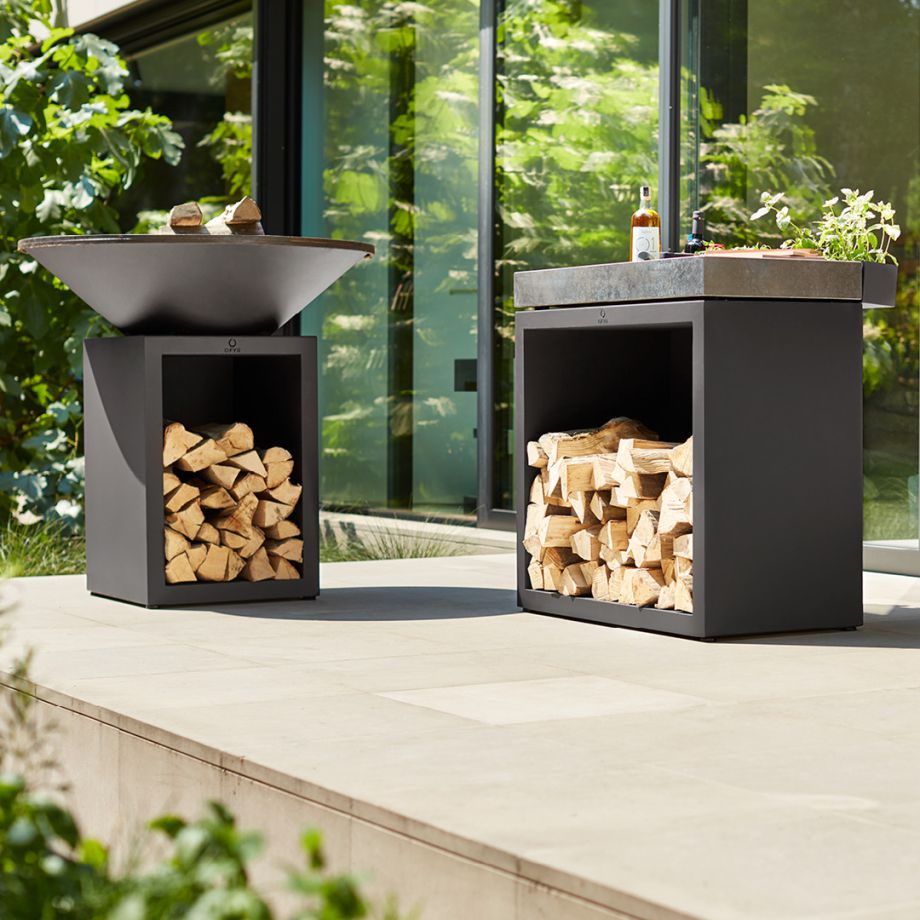 OFYR Butcher Block Storage 90 Black Céramique Gris Anthracite