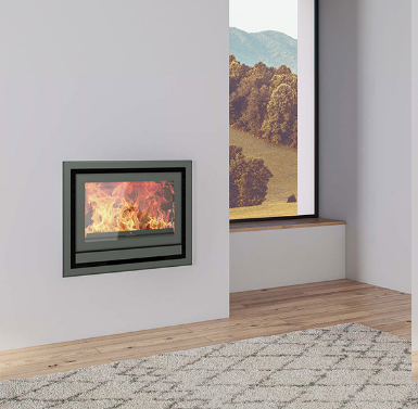 FOGO MONTANHA Cadre pour l'insert à bois 3C45mm E701 Gris