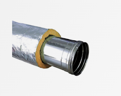 BERTONCELLO Ø100MM COQUILLE FEUTRE TRESSÉ + ALUMINIUM T=750^C -longueur 1M épaisseur 25mm