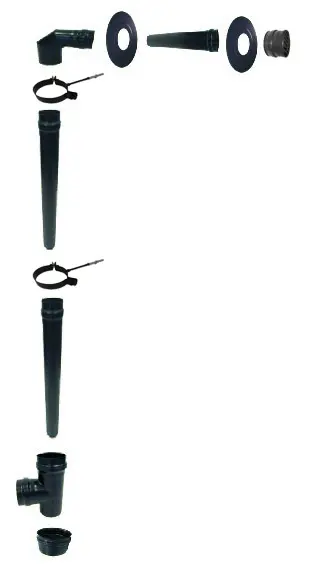 Kit Ventouse simple paroi - Vente exclusive par internet