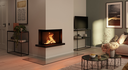 SPARTHERM - Lean Corner 68x28x48 Corner Gauche intérieur noir