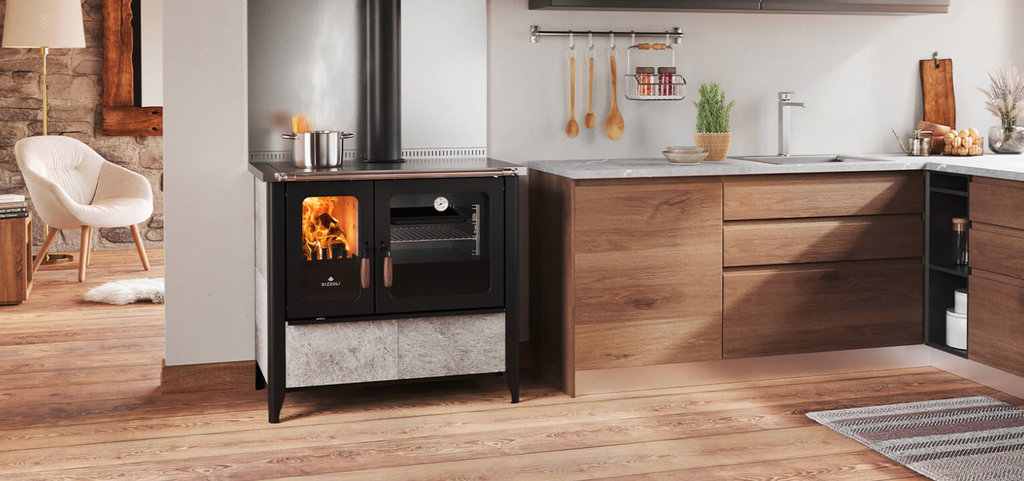RIZZOLI Cuisinière à bois - N 94 pierre