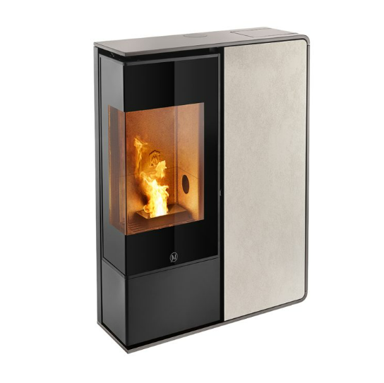 JM IDEA 2 ANGOLO 9KW- Profil Gris Tourterelle - Panneau frontal Grès rouille