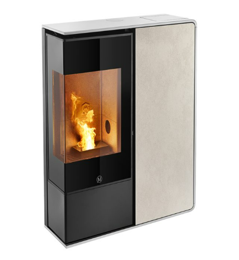 Jolly Mec - IDEA 2 Frontale - Profil blanc crème - Panneau frontal Grès ivoire- 9 kw  (copie)