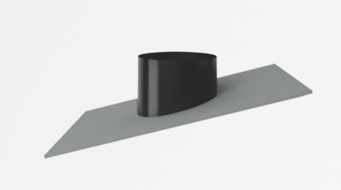 BERTONCELLO - SOLIN EN PLOMB TOIT INCLINÉ 5-30° Ø 200