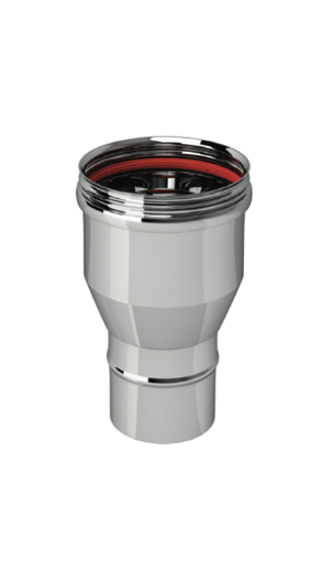 [4018001] Verloop inox 80M x  100 F