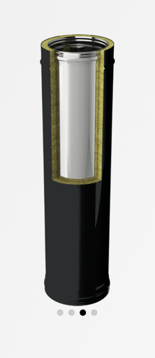 [3060213-NSAT] Bertoncello Elément droit 495mm diam 130 DW noir
