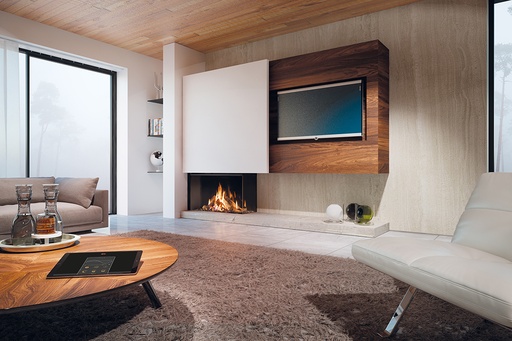 [48318] DRU - Maestro 105/2-01 RCH gauche, lisse-noir, propane G31/butane G30