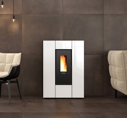 [1283007] Extraflame - Marilena Plus AD Crystal - Blanc
