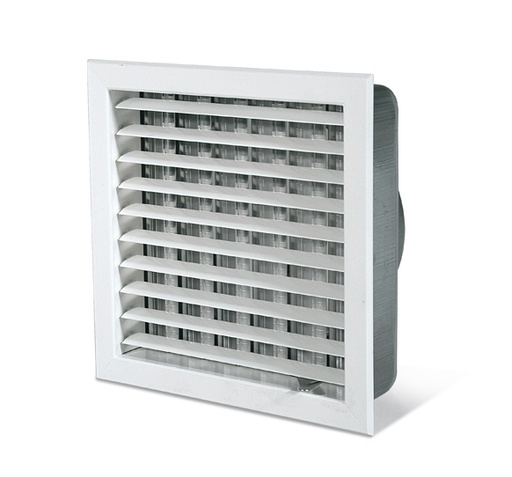 [009278282] Extraflame Grille ventilation réglable diam 80 dim 150x150 mm blanche