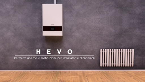[HEV14-R] MAGICAL HEVO - Chaudière murale à pellets 14kw