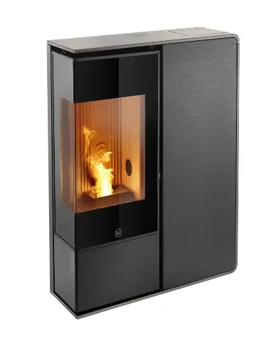 [IDEA/A/AC/T3] I-DEA ANGOLO IDRO 17KW - SCHILDPADGRIJS PROFIEL - ZWART GESTREEPT GLAZEN GEZICHT