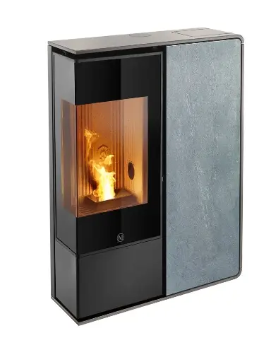 [IDEA/F/AC/N9] I-DEA FRONTALE IDRO 17KW - ZWART PROFIEL - SPEKSTEEN GEZICHT
