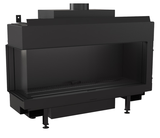 [LEO/ L/100/NG/G20] JDT Fire Foyer gaz Corner 100 NG gauche