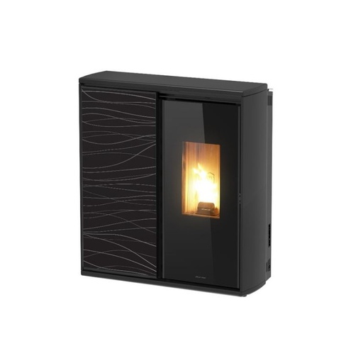 [REVERSES/1/N2] Jolly Mec - Reverse S 6,5 kW-9,6 kW. Profiel zwart, frontpaneel zwart decoratieve zeefdruk
