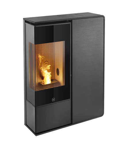 [IDEA2AS/9KW/UP/N3] JOLLY MEC - IDEA ANGOLO 9kw UP profil noir facade verre noir strié