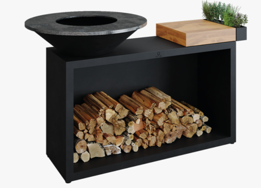 [OIB-85-TW] OFYR- Plancha Eiland Zwart 85 Teck hout