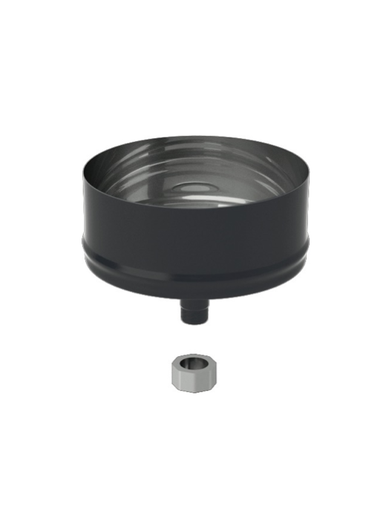 [3061015N] Purgeur diam 150 DW inox noir