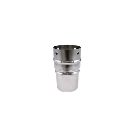 [815409] RACCORD FLEX Ø100 SUR RIGIDE Ø80 INOX